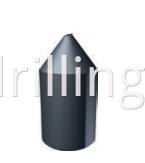 Brazed Tips B47k22h Tungsten Carbide Cutting Bits Bullet Teeth For Trenching